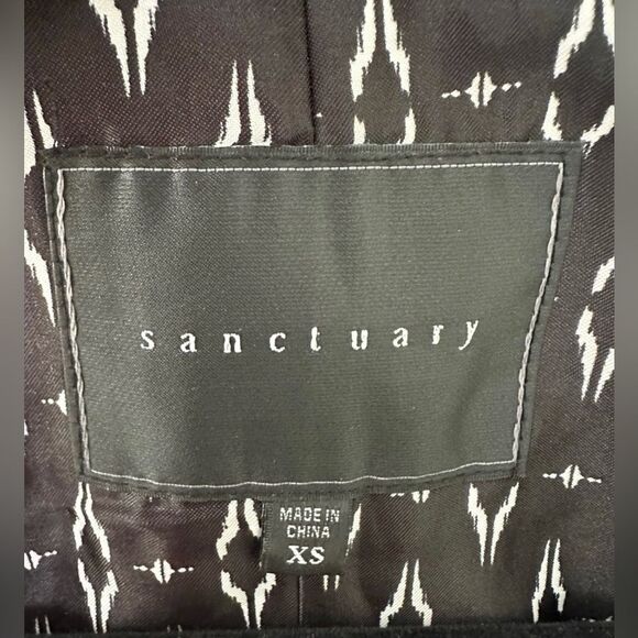 Sanctuary Summer In The City Hemp Cotton Mix Block Embroidered Tapestry Vest XS - Picture 4 of 7